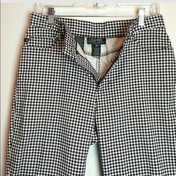 Lauren Ralph Lauren Pants - Lauren Ralph Lauren Houndstooth Crop Pant, 8P